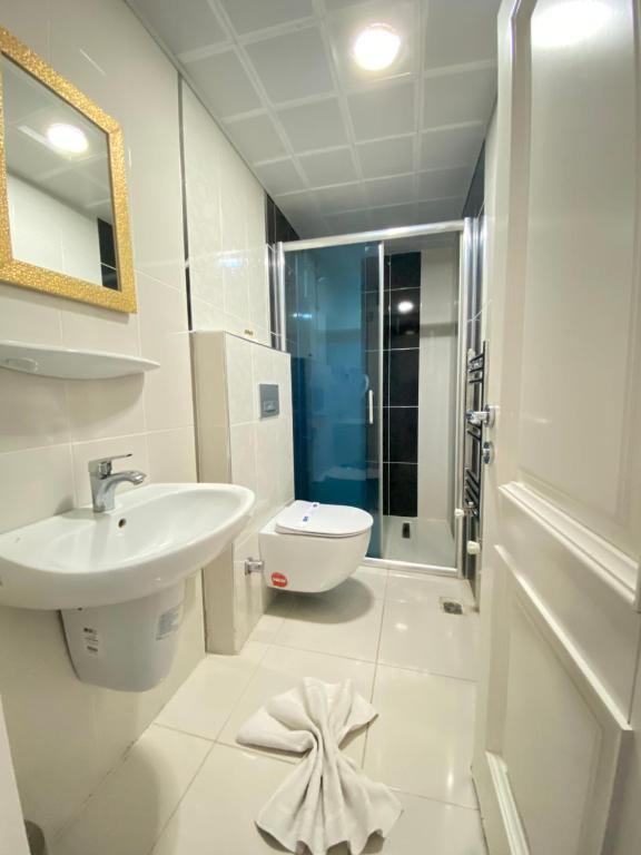 Koupelna v ubytování Hotel Kent Ani