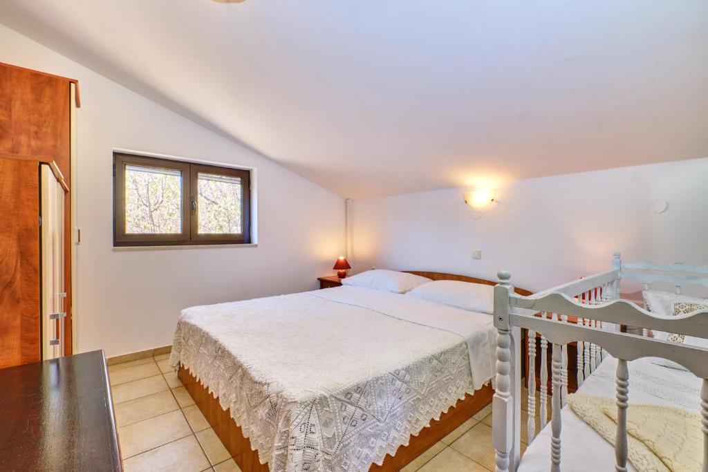 Postel nebo postele na pokoji v ubytování Eco Secluded apartments Zabodarski