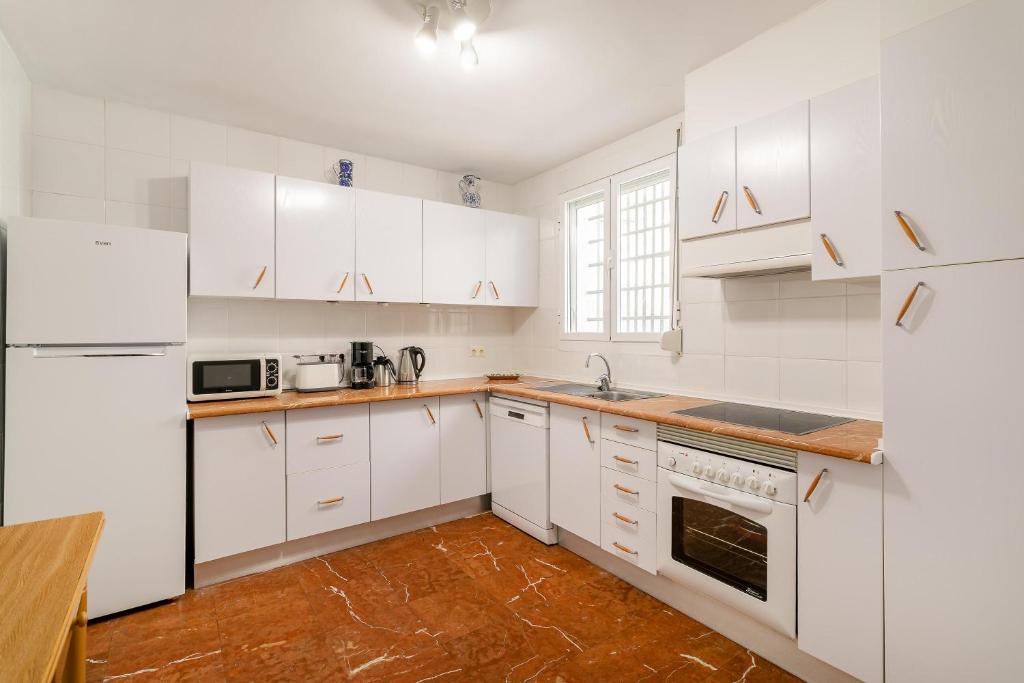 Kuchnia lub aneks kuchenny w obiekcie Casa Blanca 2