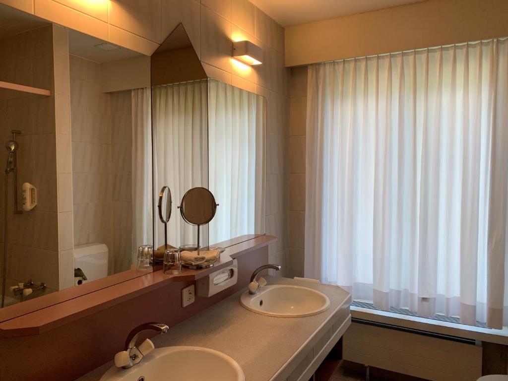 Koupelna v ubytování Parkhotel du Sauvage