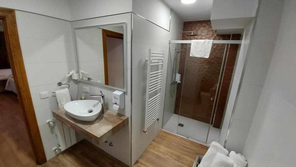 Un baño de Apartamentos Nevandi