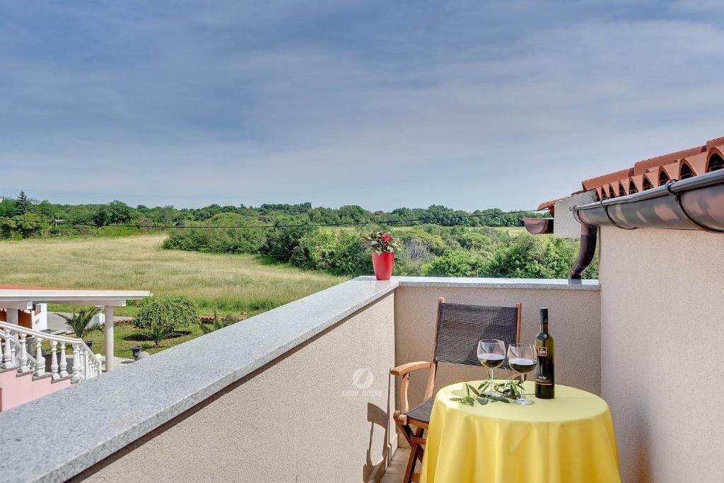 Balkon lub taras w obiekcie Villa Brcina