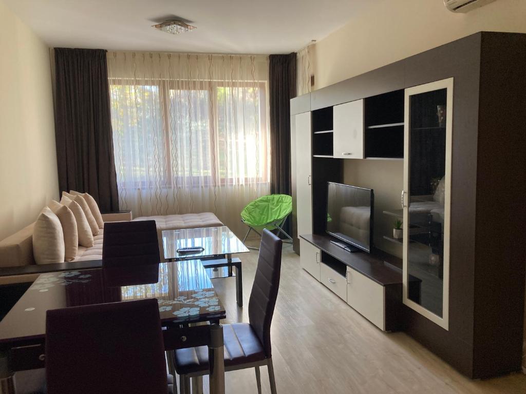 A television and/or entertainment centre at BOTANICA PRIME