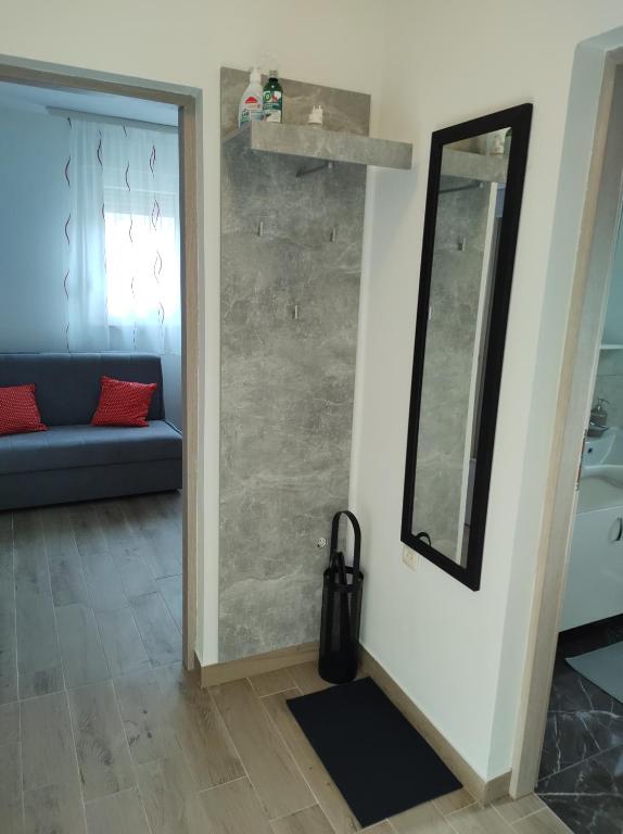 Posezení v ubytování Happy Apartment