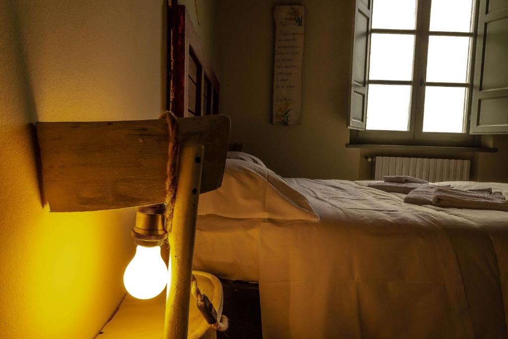 Postel nebo postele na pokoji v ubytování Agriturismo L'Olmo