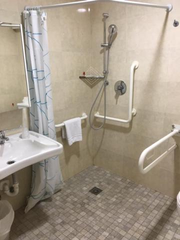 Koupelna v ubytování Hotel Belvedere