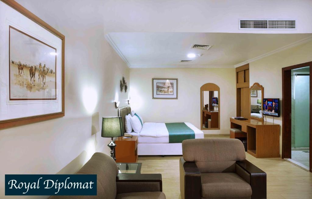 Posezení v ubytování Al Seef Hotel