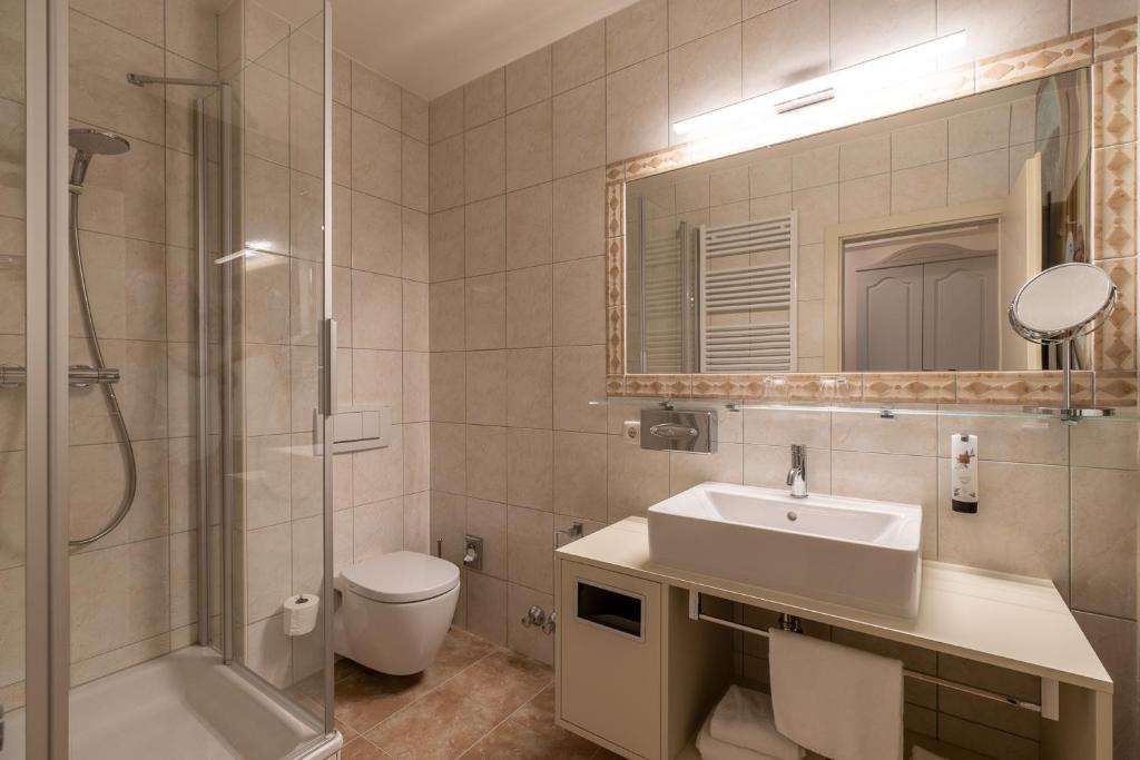 Koupelna v ubytování Amedia Plaza Wels, Trademark Collection by Wyndham