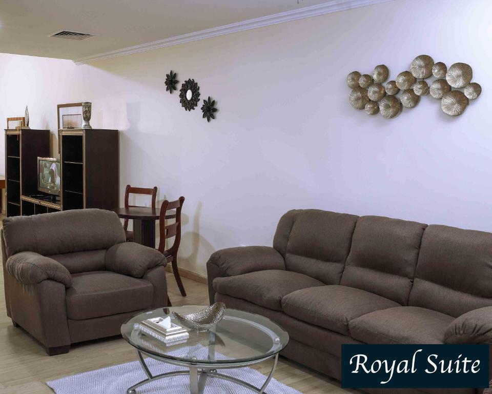 Posezení v ubytování Al Seef Hotel