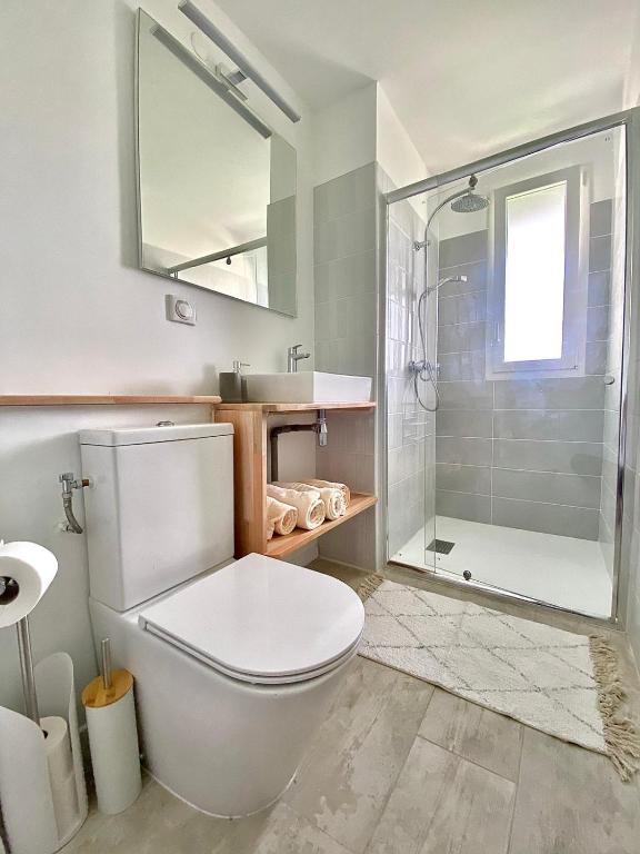 Koupelna v ubytování La Maison