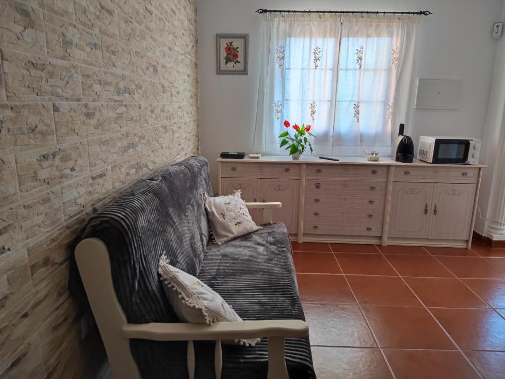 TV a/nebo společenská místnost v ubytování Villa Rosa