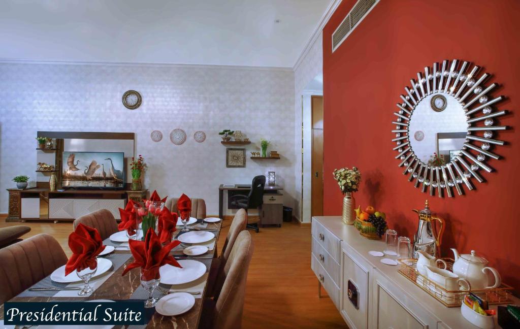 Posezení v ubytování Al Seef Hotel