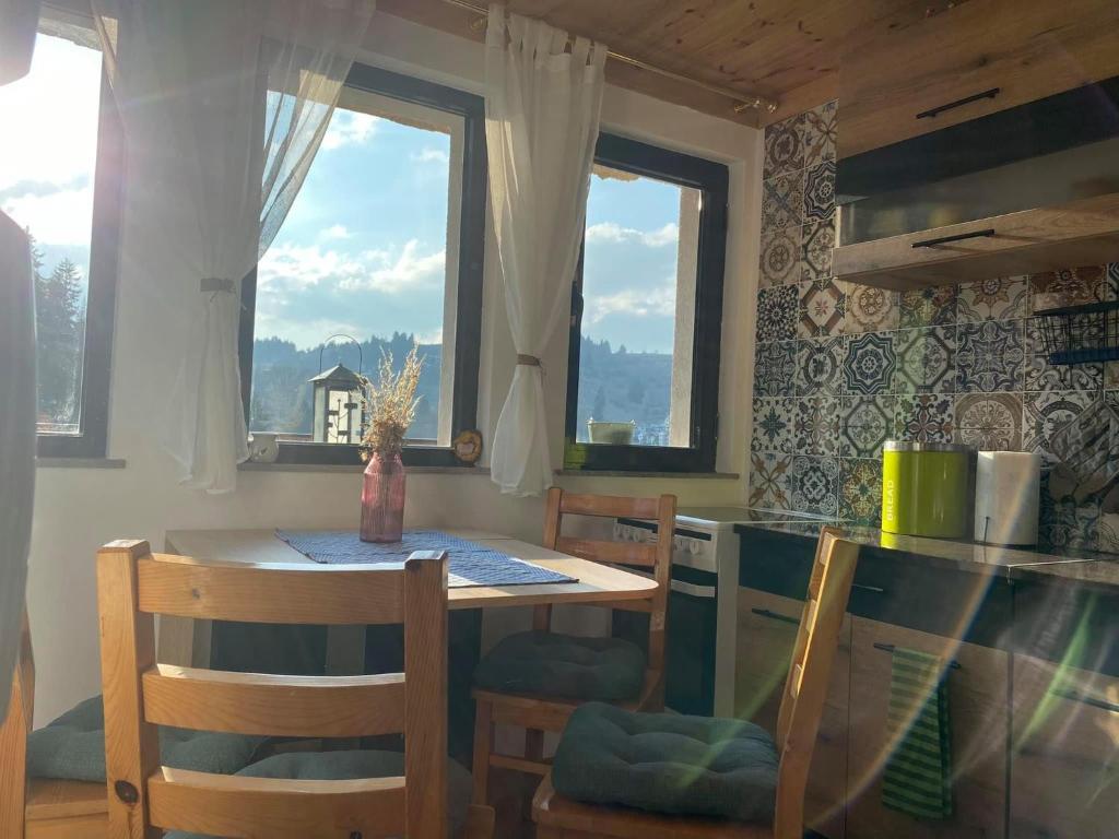 Kuchyň nebo kuchyňský kout v ubytování Stoykite Escape House