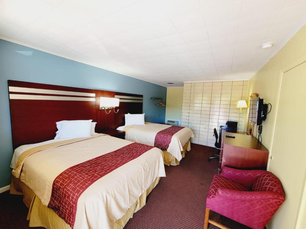 Bassett Motel - Deluxe Queen Room Con Dos Camas Queen