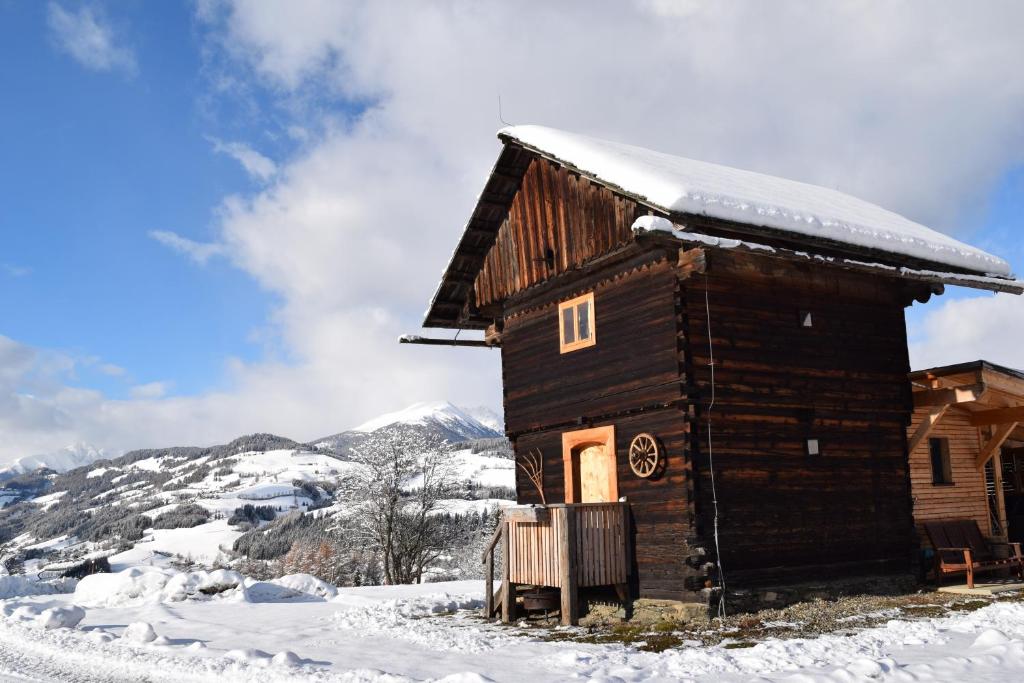 Ferienhütte Troadkostn v zimě