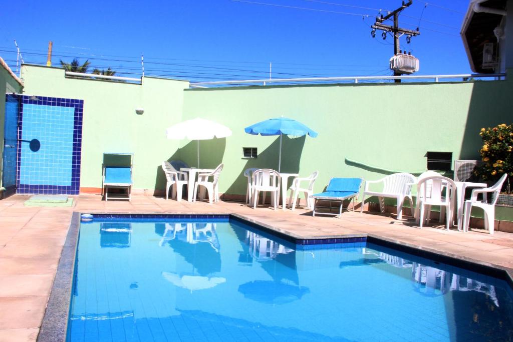 Bazén v ubytování Hotel Ponta de Areia nebo v jeho okolí