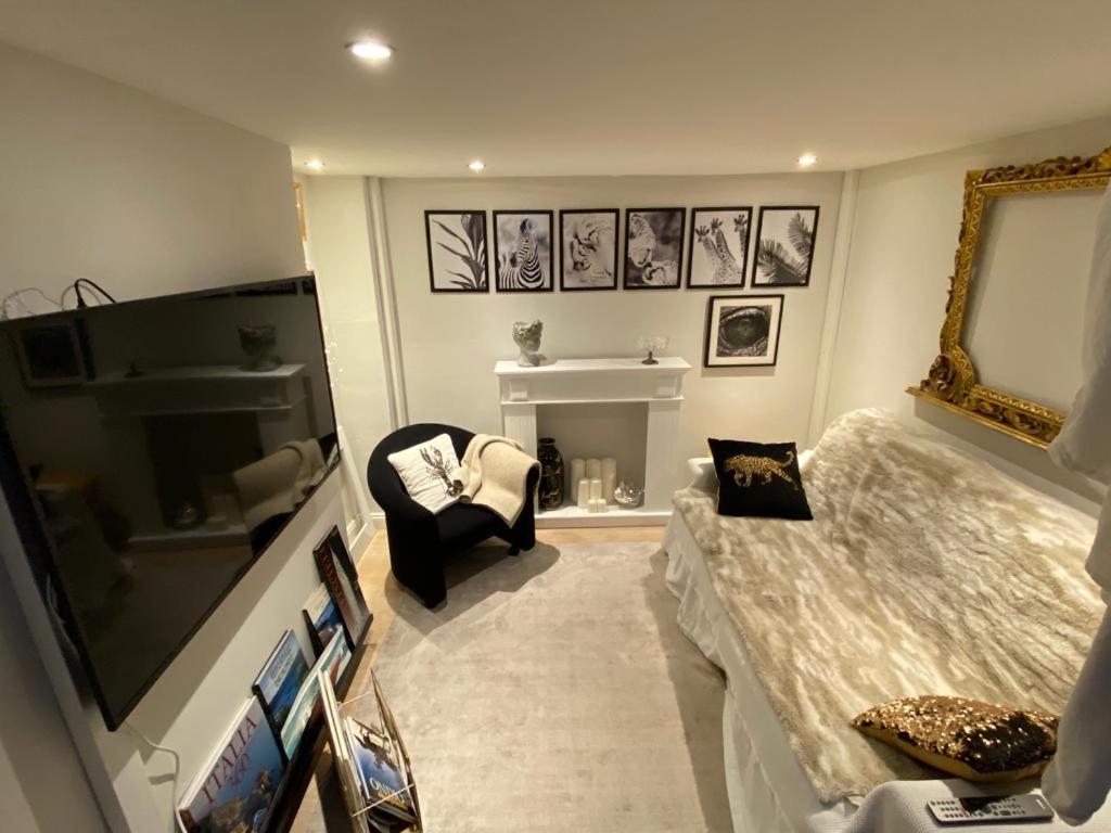 A television and/or entertainment centre at Appartamento Torino Centro