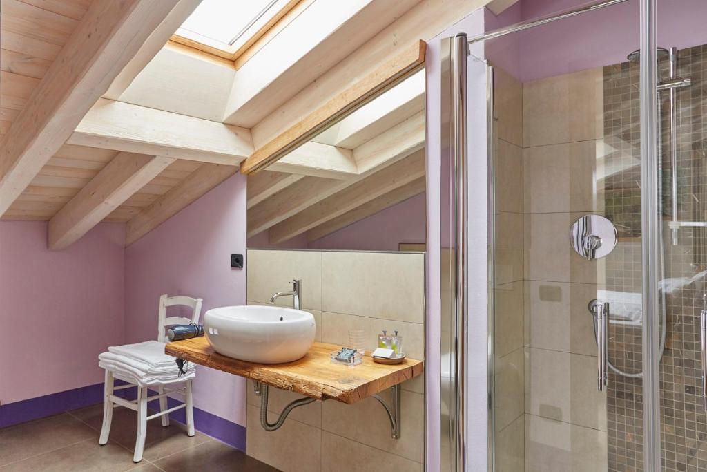 Kúpeľňa v ubytovaní Agriturismo Alba Del Borgo