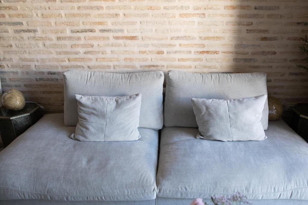 Posezení v ubytování innCádizPalacio Conde Casa-Brunet