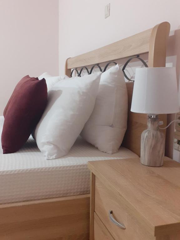 Postel nebo postele na pokoji v ubytování House escape