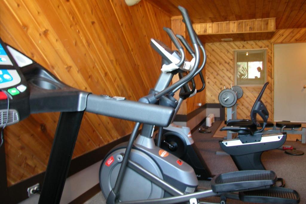 Fitness centrum a/nebo fitness zařízení v ubytování Best Seven Inn