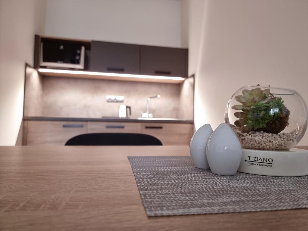 Kuchyň nebo kuchyňský kout v ubytování JBX Resort Avenue Lipno