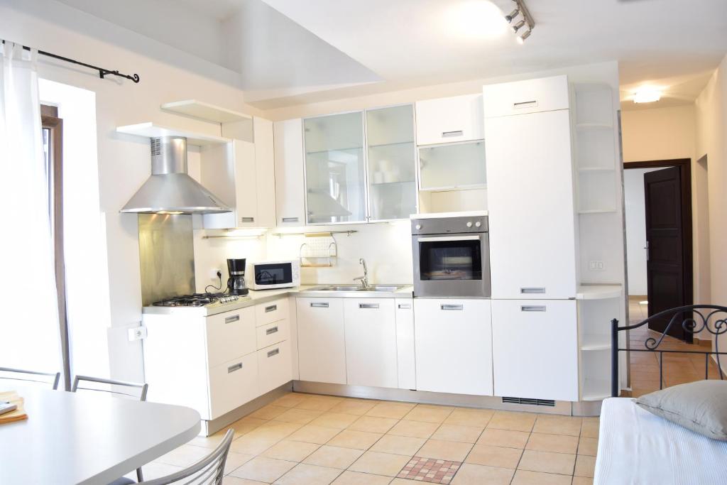 Kuchyň nebo kuchyňský kout v ubytování Residence Segattini
