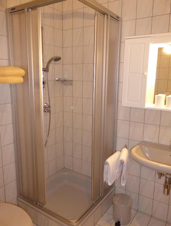 Koupelna v ubytování Haus Lechthaler