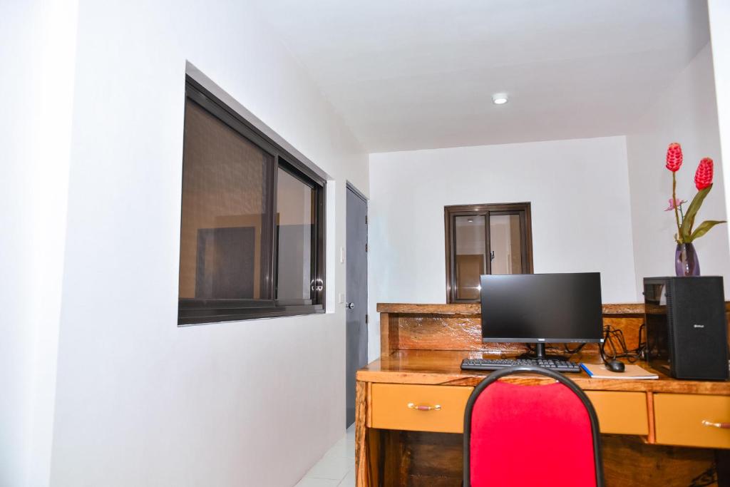 TV a/nebo společenská místnost v ubytování Hotel Don Raul