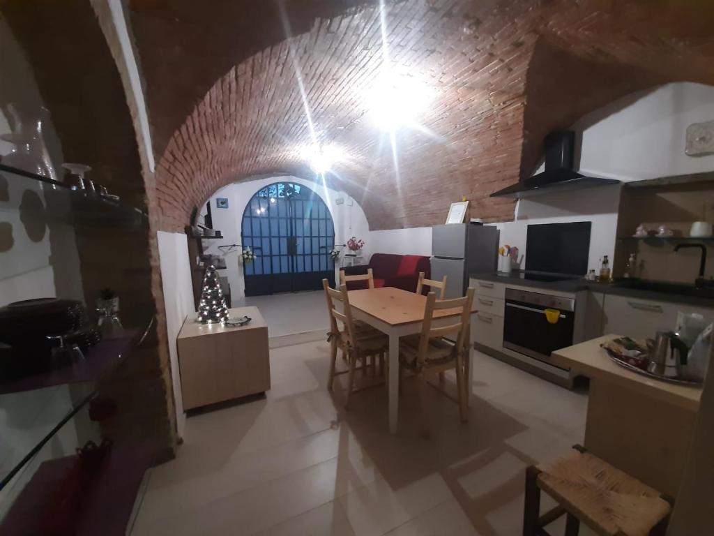 Kuchyň nebo kuchyňský kout v ubytování Assisi, Angolo di Matilde