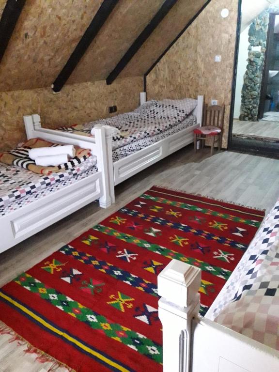 Postel nebo postele na pokoji v ubytování Sastanci-Grahovaca