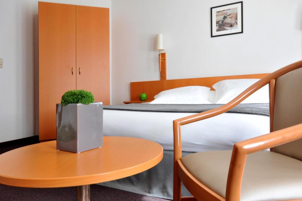 Posezení v ubytování Hôtel du Perron