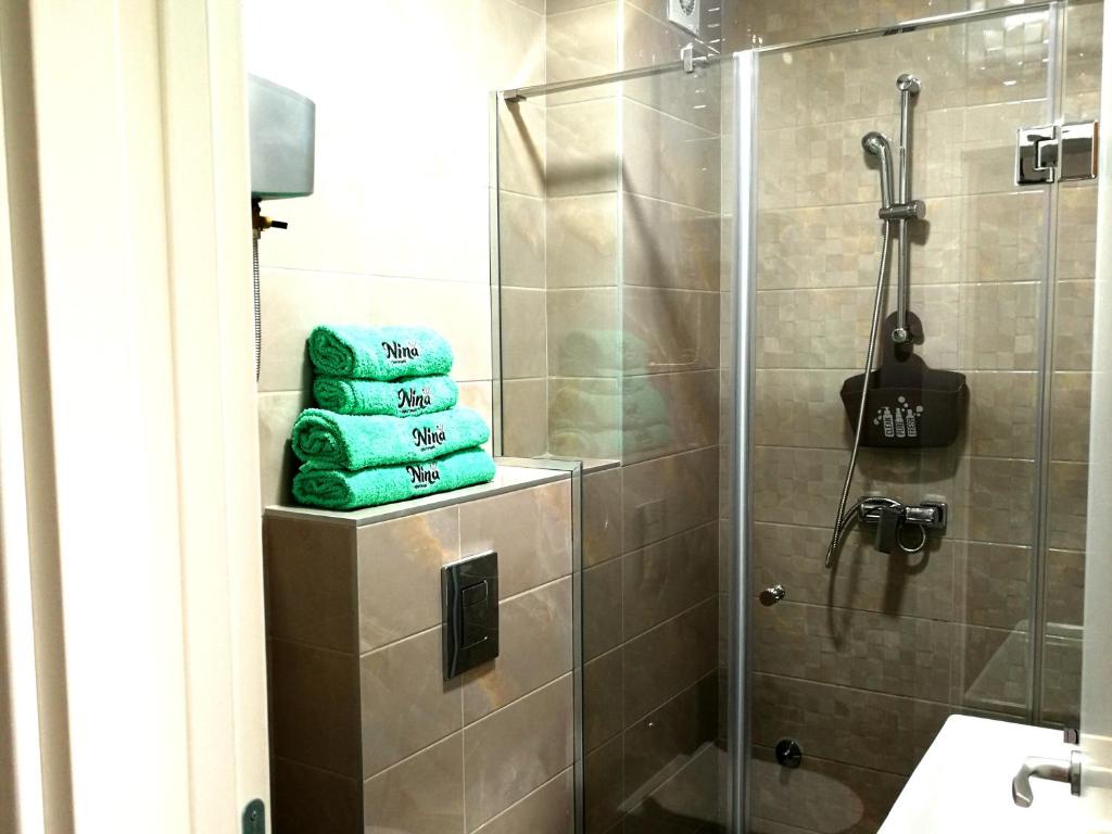 Koupelna v ubytování Apartman NINA Jezero