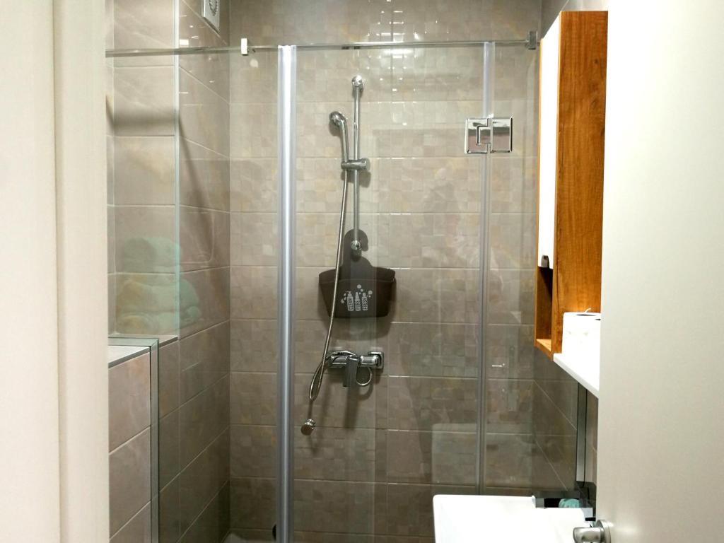 Koupelna v ubytování Apartman NINA Jezero