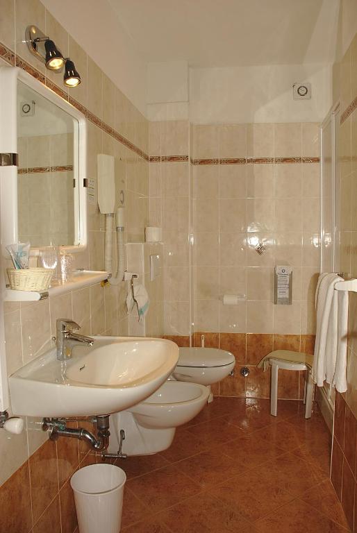 Koupelna v ubytování Charme Hotel Nevada