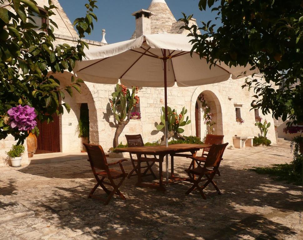 Patio o area all'aperto di B&B Via dei Trulli
