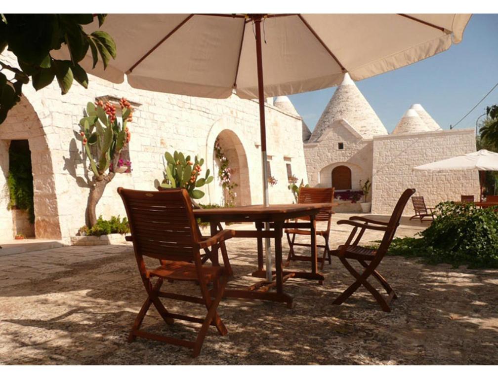 Patio o area all'aperto di B&B Via dei Trulli