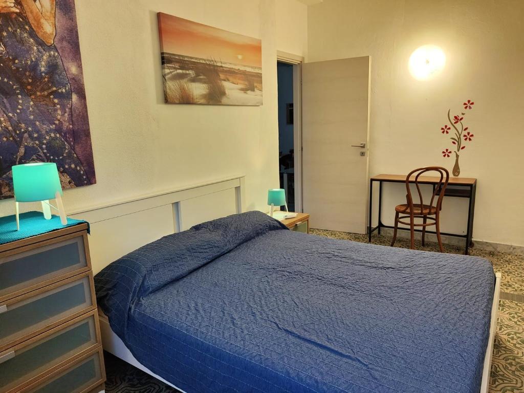 Postel nebo postele na pokoji v ubytování Spacious apartment in Alcamo Marina 90 m² with shared pool