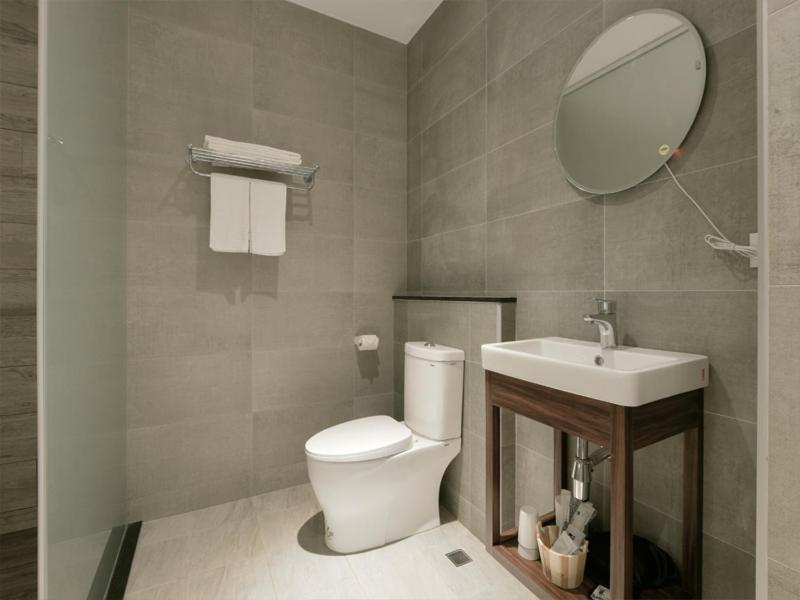 Koupelna v ubytování Hotel Hesper HSR Taichung