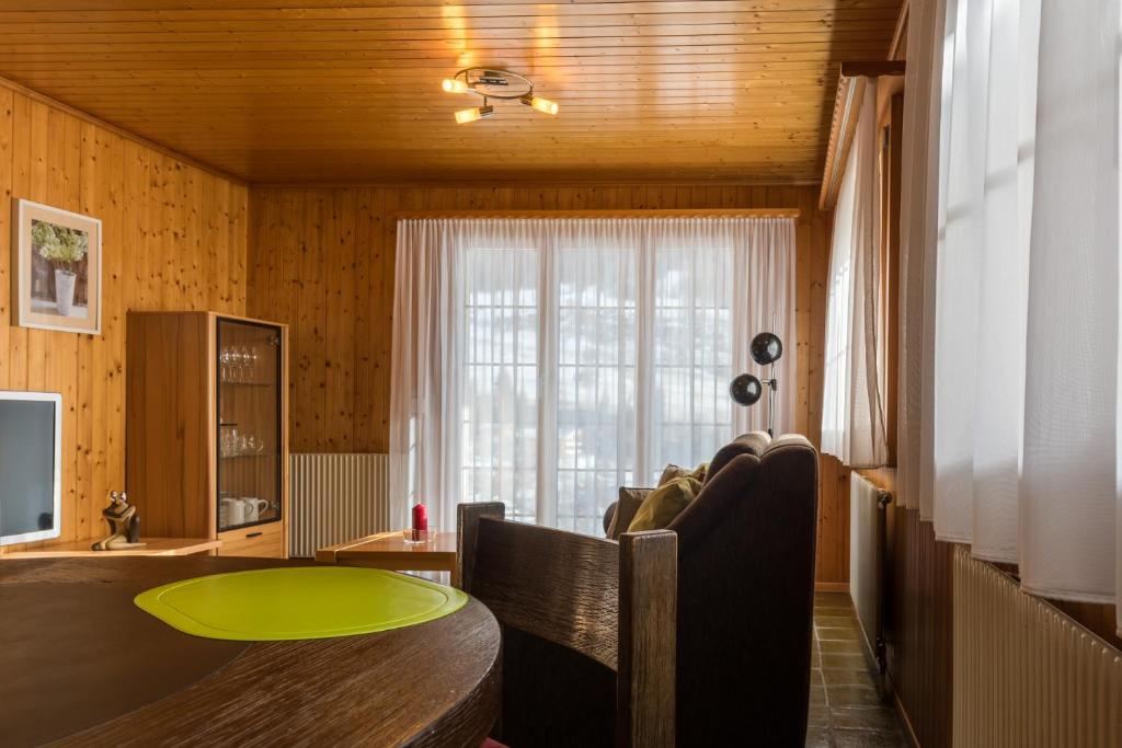 Kuchyň nebo kuchyňský kout v ubytování Chalet Sunnegga