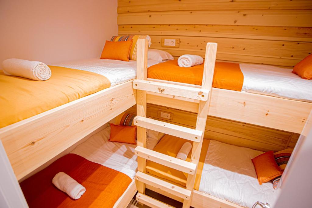 Postel nebo postele na pokoji v ubytování ESTRELLA