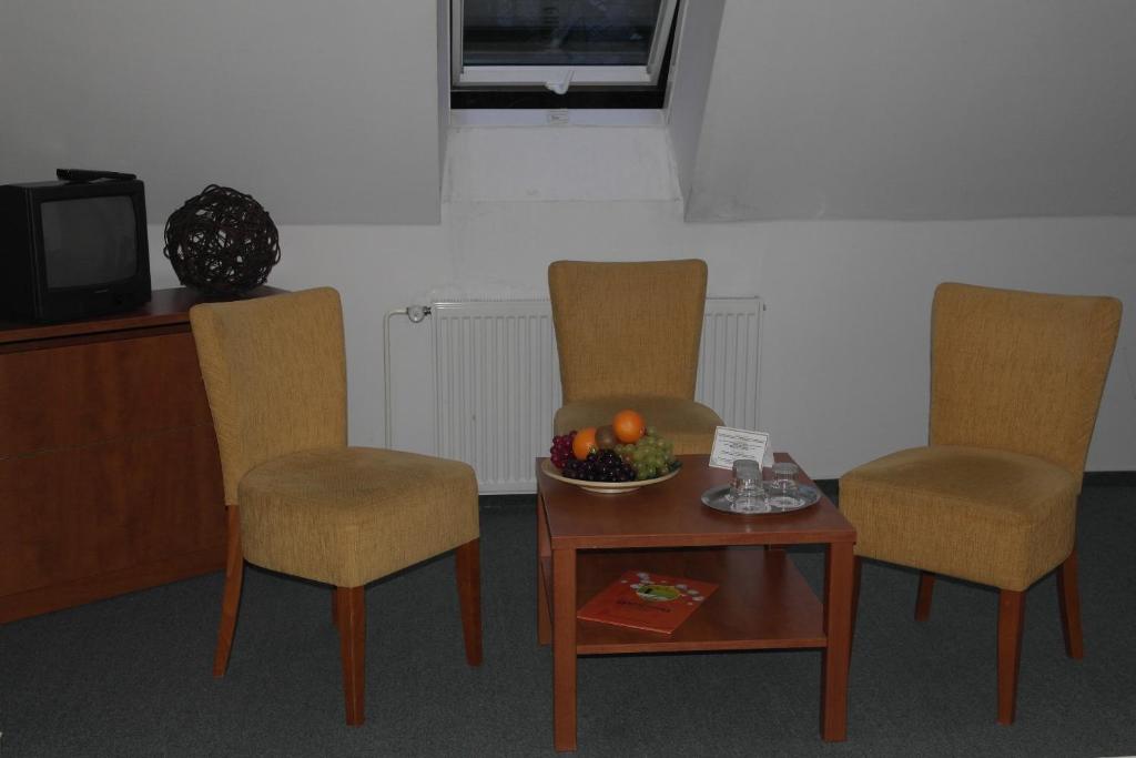 TV a/nebo společenská místnost v ubytování Wellness hotel Harrachovka