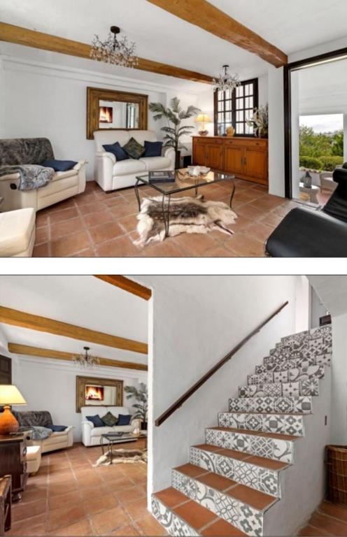 Posezení v ubytování Mijas Pueblo paradise villa