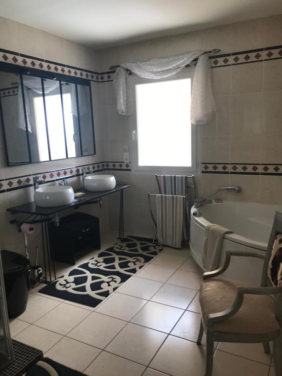 Posezení v ubytování Bouzigues Suite Parentale Étang de Thau