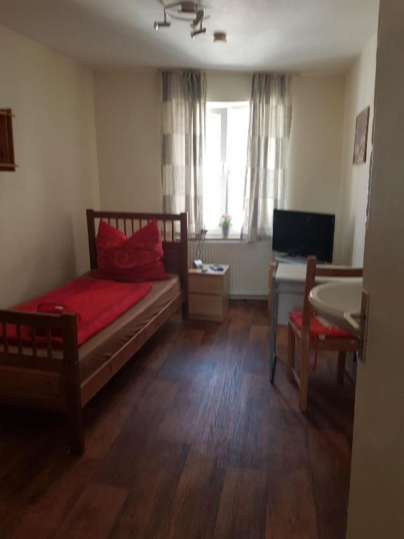 Postel nebo postele na pokoji v ubytování Sleep in Hamburg St. Pauli
