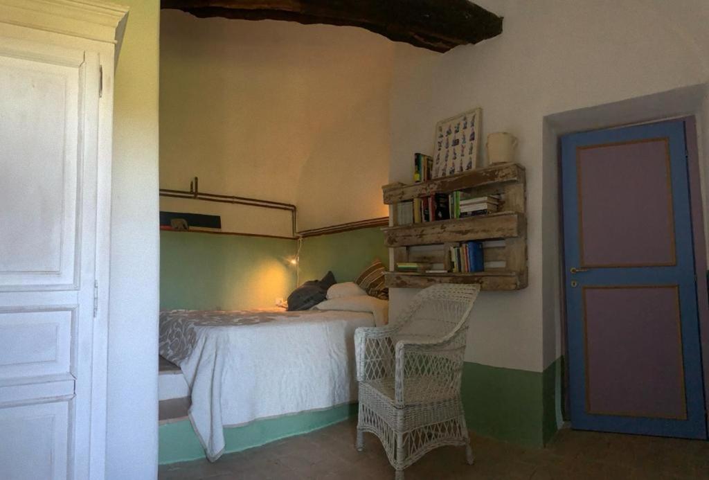 Posteľ alebo postele v izbe v ubytovaní Casa del Piano