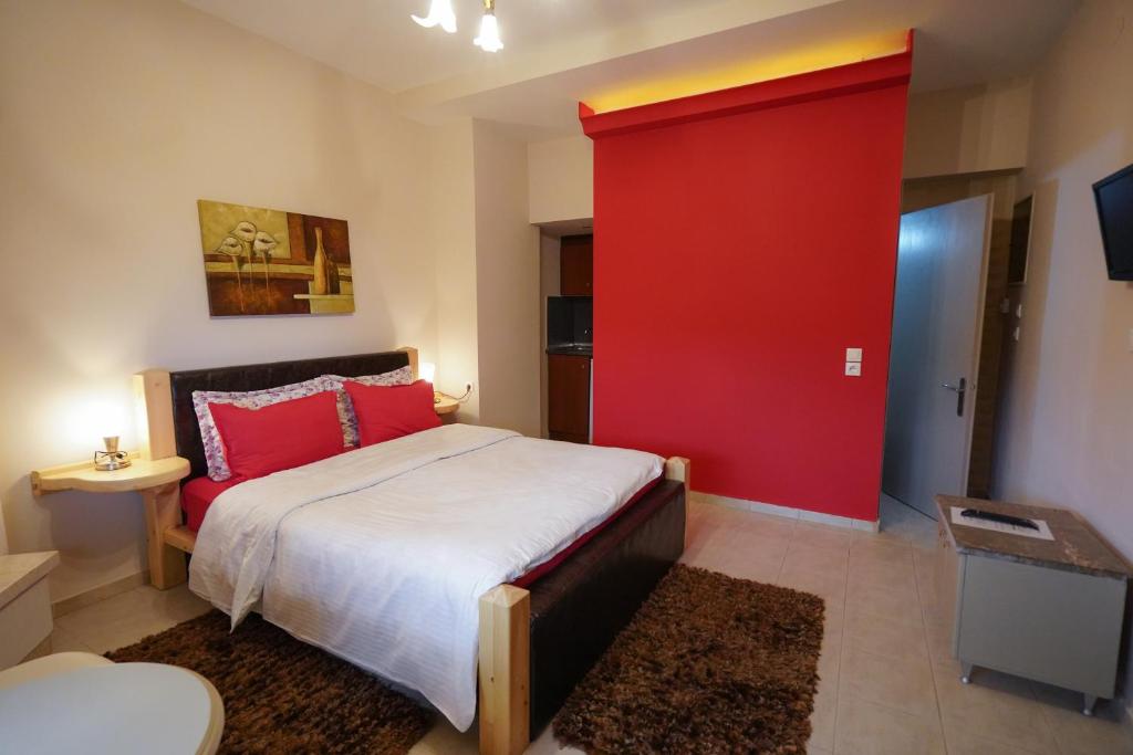 Postel nebo postele na pokoji v ubytování Guesthouse Liogerma