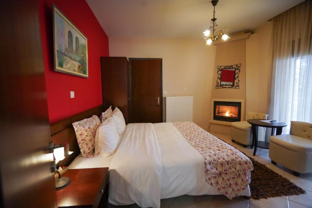 Postel nebo postele na pokoji v ubytování Guesthouse Liogerma