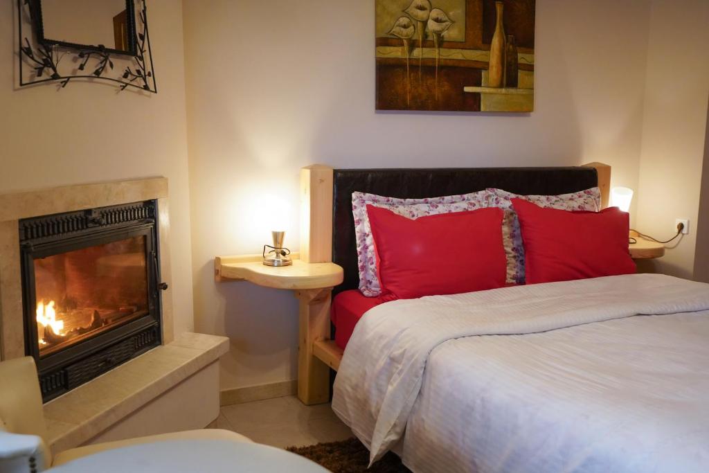 Postel nebo postele na pokoji v ubytování Guesthouse Liogerma
