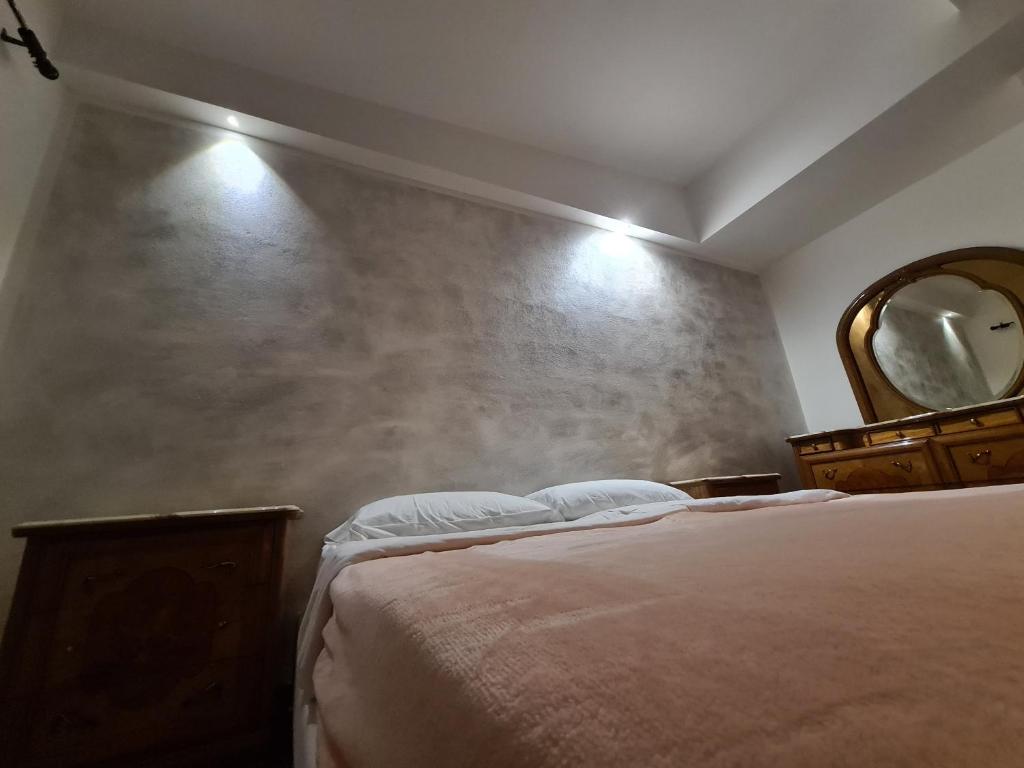 Łóżko lub łóżka w pokoju w obiekcie Agriturismo Ca Novak Venezia